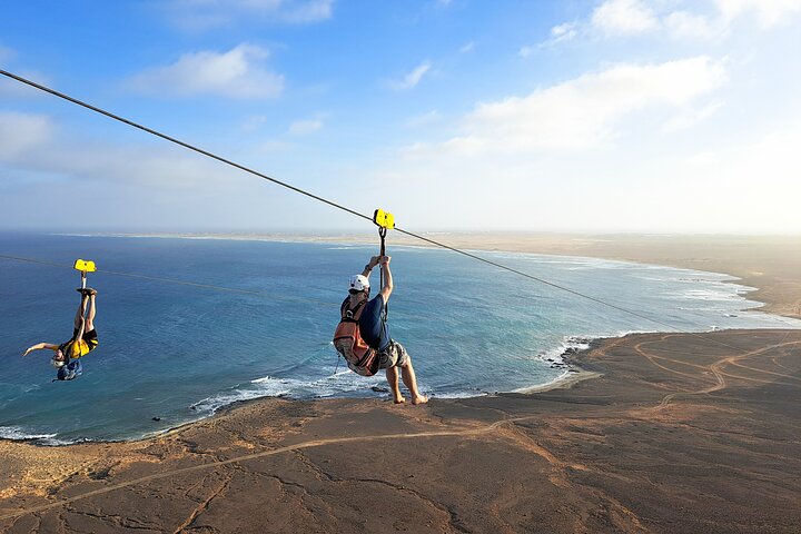 Complete Excursion and Flight on the Zipline Cabo Verde