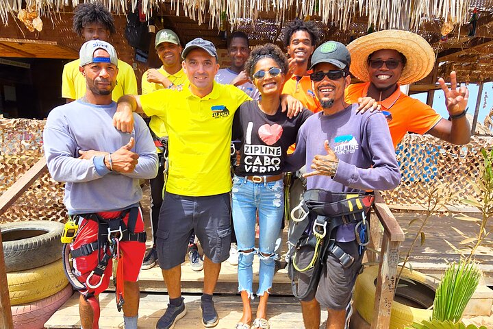 Complete Excursion and Flight on the Zipline Cabo Verde