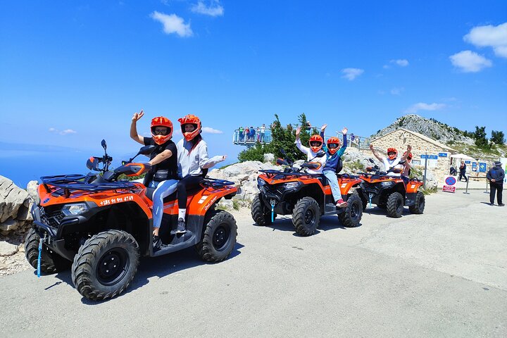 Skywalk Biokovo Quad Tour Morning /sunset Tour