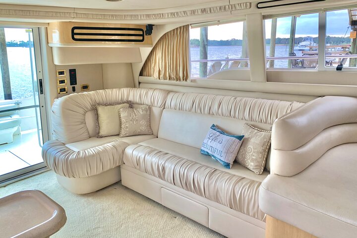 Private Luxury Yacht with Beach Stop and Swimming/Paddle Boarding