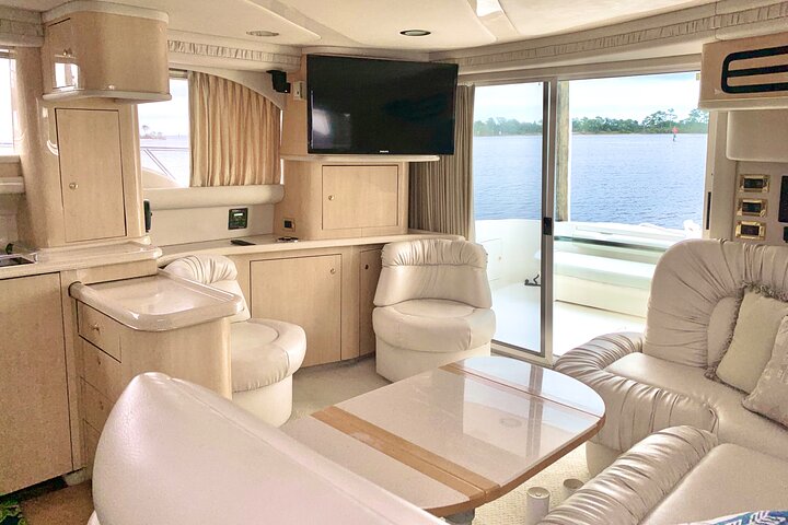 Private Luxury Yacht with Beach Stop and Swimming/Paddle Boarding