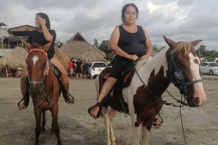 Horseback riding on the beaches of Cartagena