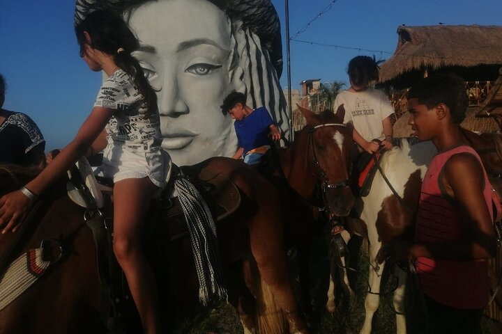Horseback riding on the beaches of Cartagena