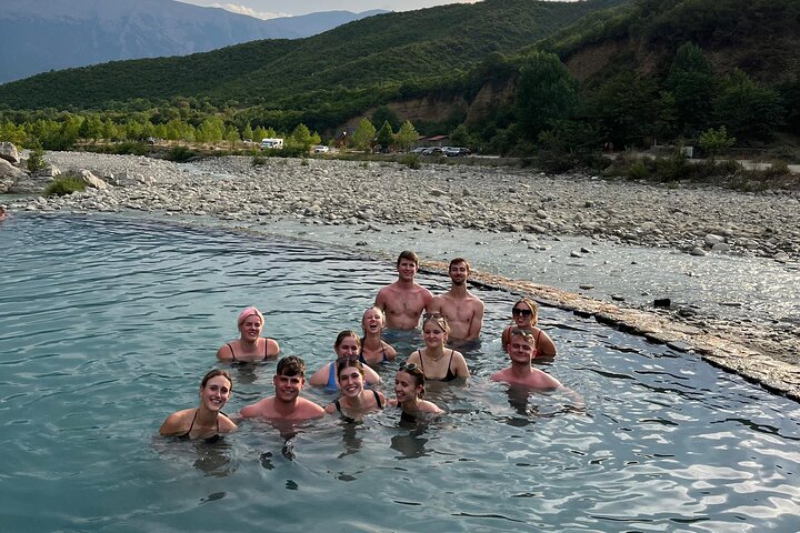 Sarande: Permet 4x4 Tour, Rafting and Thermal baths