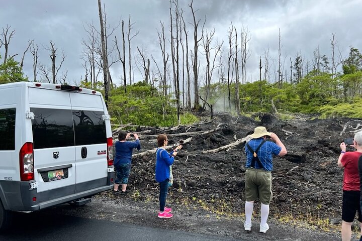 Hilo Shore Excursion: Volcano Safari Lava Caves & Black Sand