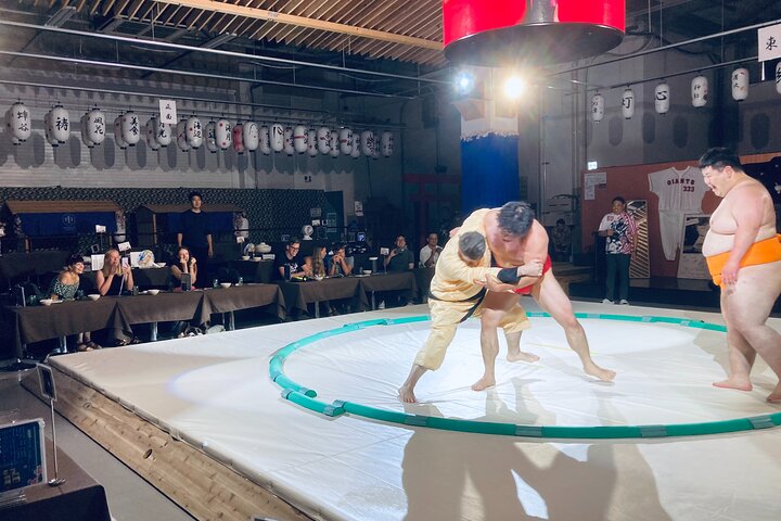 Up-Close Sumo Experience at Ochi Stable: Wear Kimono in Osaka