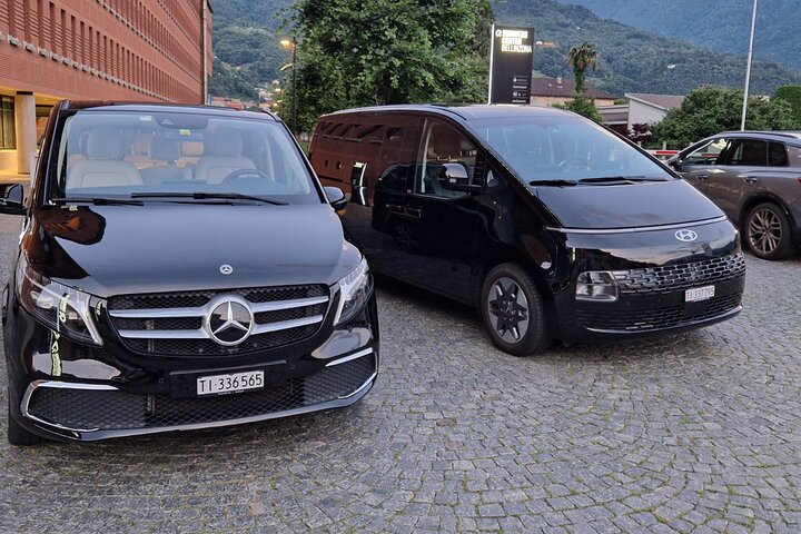 Lugano Malpensa or Malpensa Lugano Transfer - Van small groups