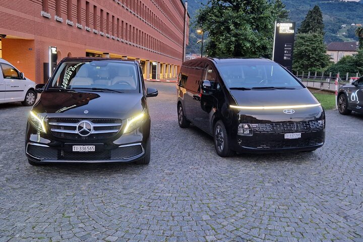 Lugano Malpensa or Malpensa Lugano Transfer - Van small groups
