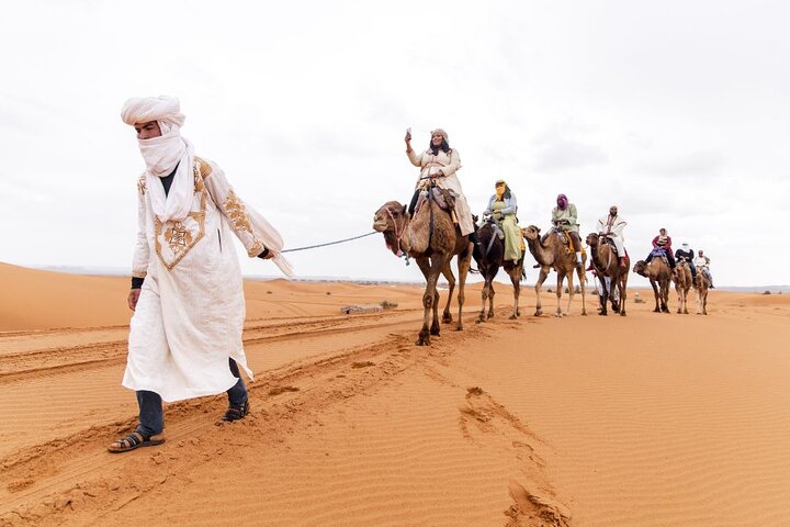 Camel Trekking & 1 Night in Merzouga Desert Camp