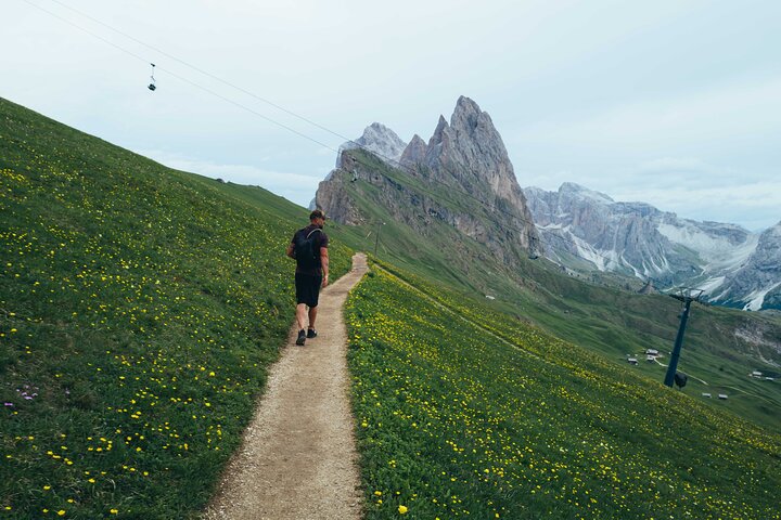 Private Dolomites Tour Monte Seceda and Passo Gardena from Cortina