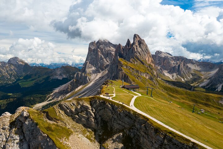 Private Dolomites Tour Monte Seceda and Passo Gardena from Cortina