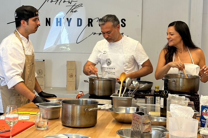 Santorini Private Cooking Class and Island Tour Experience