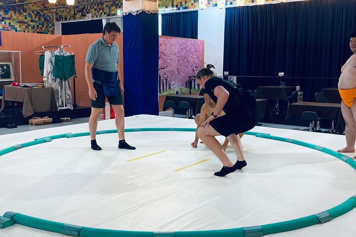 Up-Close Sumo Experience at Ochi Stable: Wear Kimono in Osaka