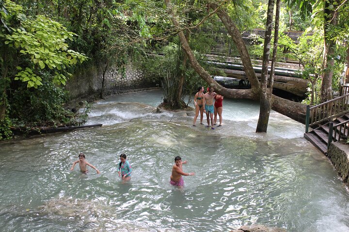 Dunn's River Park & Blue Hole Waterfall Combo from Montego Bay