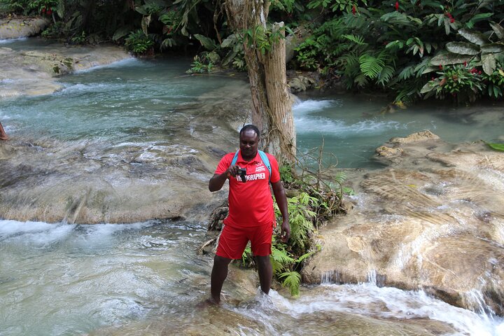 Dunn's River Park & Blue Hole Waterfall Combo from Montego Bay