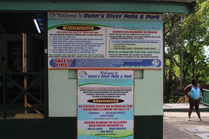 Dunn's River Park & Blue Hole Waterfall Combo from Montego Bay