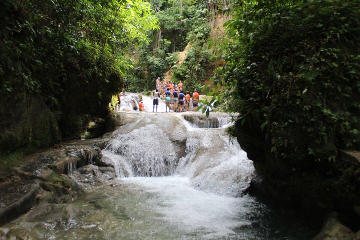 Dunn's River Park & Blue Hole Waterfall Combo from Montego Bay