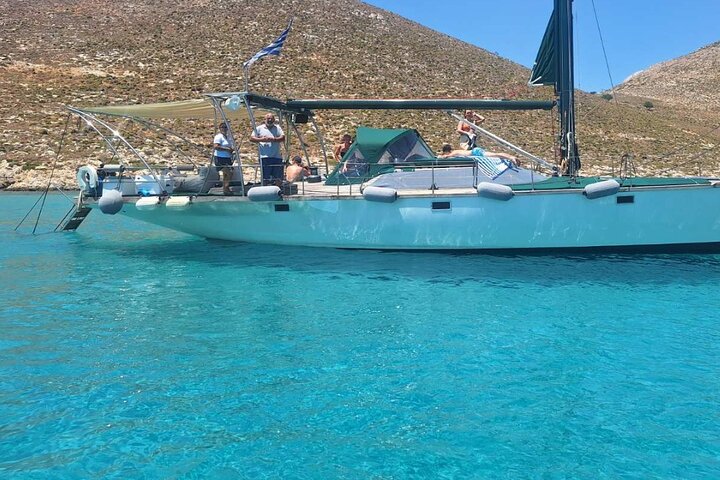 Kos: Small Group Full-Day Sailing Boat Trip, Meals, Drinks & Swim