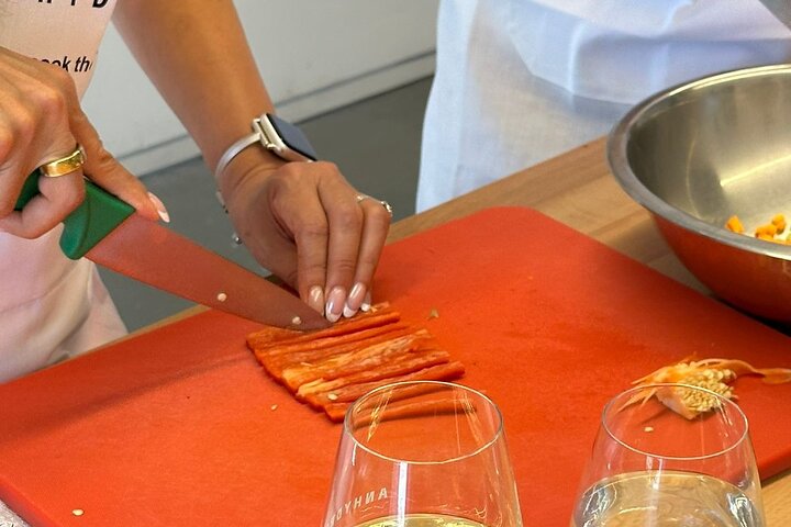 Santorini Private Cooking Class and Island Tour Experience