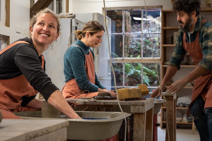 Creative Wheel Throwing Pottery Class in Coromandel