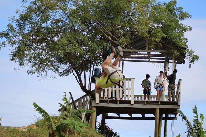 Roatan Zip Line Adventure with Monkey & Sloths Combo