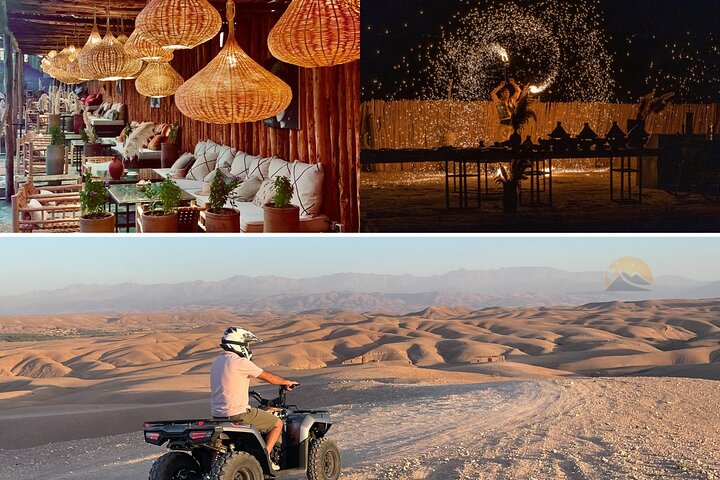 Quad and Dinner Show at Agafay Desert