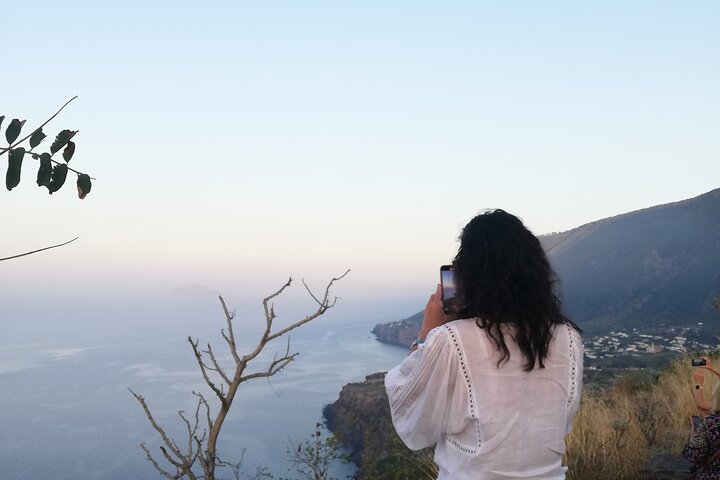 Private and guided tour of Salina: Discovering the Green Island