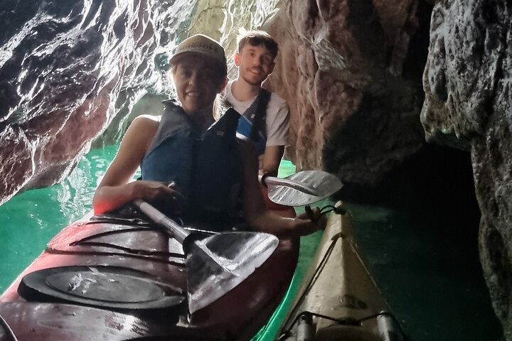 Wildlife, Sea Cave and Bushcraft Kayak Safari in English Riviera