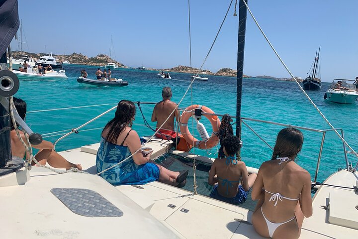 Catamaran Day Trip to La Maddalena Islands with Sardinian Lunch