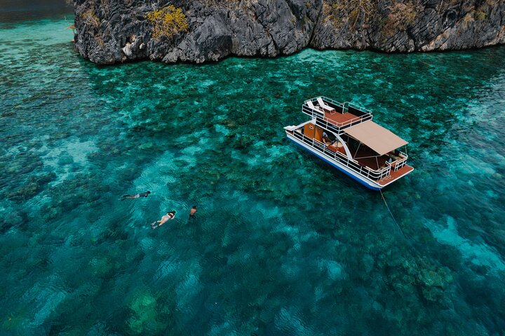 Coron Island Hopping via Private Double Decker Party Boat