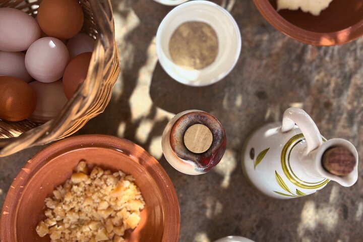 Ios: Cooking Experience with Cheese and Wine Tasting