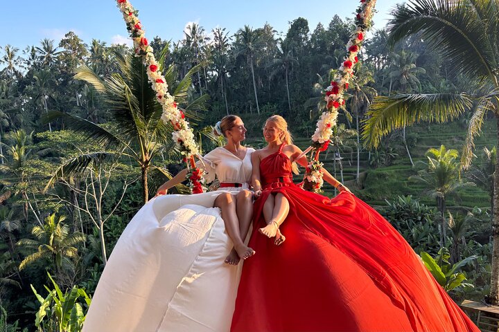 Ubud: Zipline, Bali Swing, and Sky Bike in a Private Rice Terrace