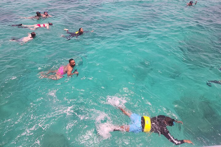 Icacos Deserted Island Catamaran, Snorkel, and Picnic Cruise