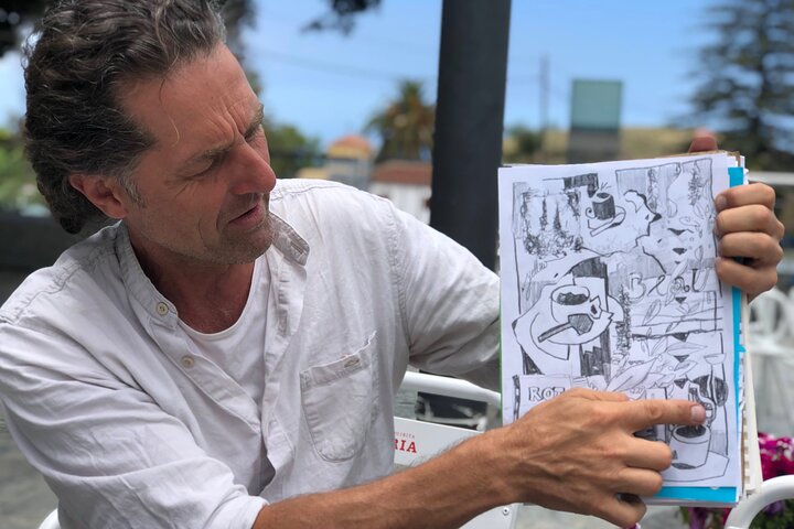 Making art in La Palma - Los Llanos