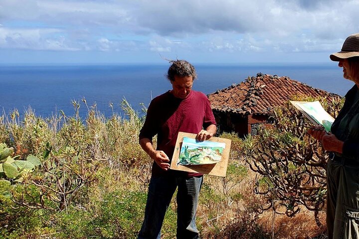 Making art in La Palma - Los Llanos