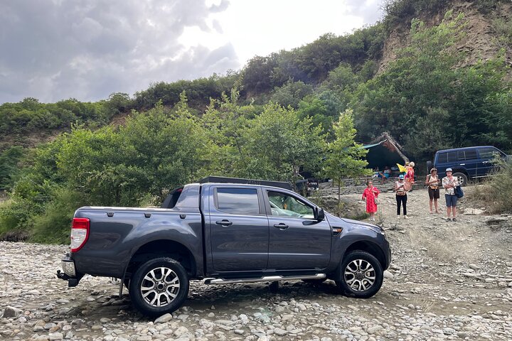Sarande: Permet 4x4 Tour, Rafting and Thermal baths