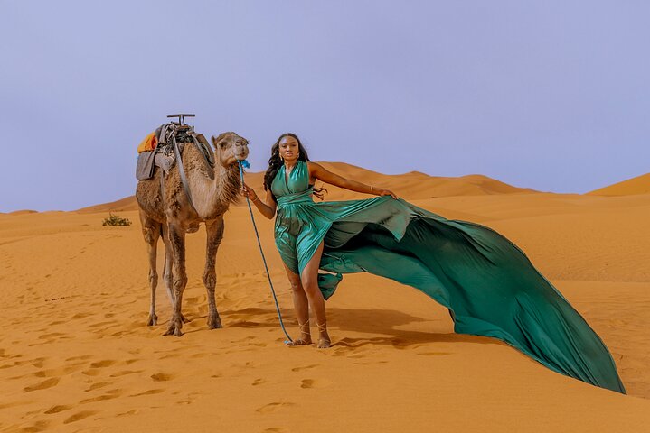 Camel Trekking & 1 Night in Merzouga Desert Camp