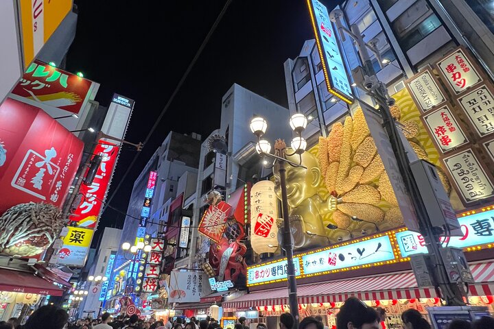 [Same Day OK] Osaka: Dotonbori to Iconic Castle 4Hr Walking Tour