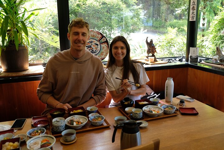 Forest Bathing in Temple and Enjoy onsen with healing power