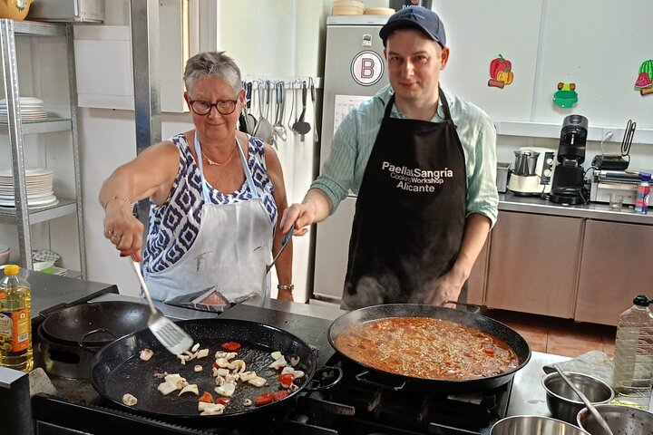 Paella & Sangria Class with Tapas and Market Visit