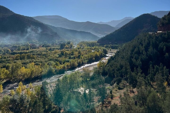 Marrakech: Ourika Waterfall, Atlas Mountain, Guide & River Lunch