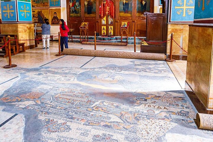 Day Tour Madaba, Mount Nebo and Baptism site From Amman