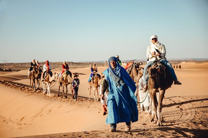 Camel Trekking & 1 Night in Merzouga Desert Camp