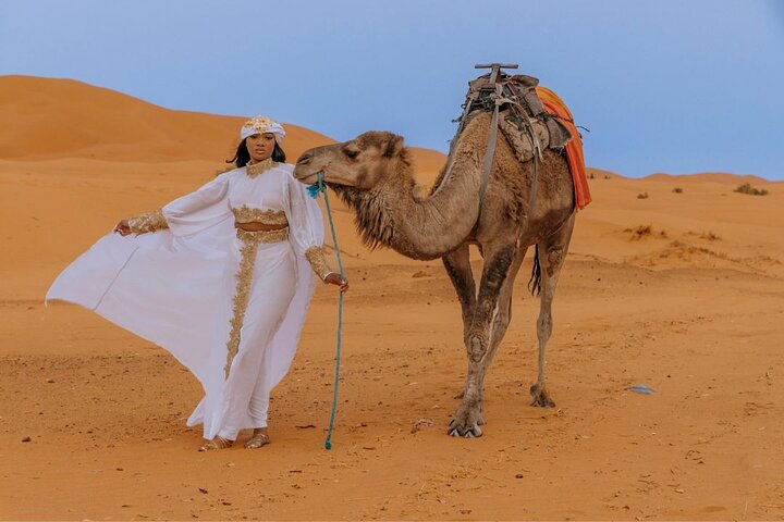 Camel Trekking & 1 Night in Merzouga Desert Camp