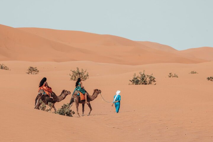 Camel Trekking & 1 Night in Merzouga Desert Camp