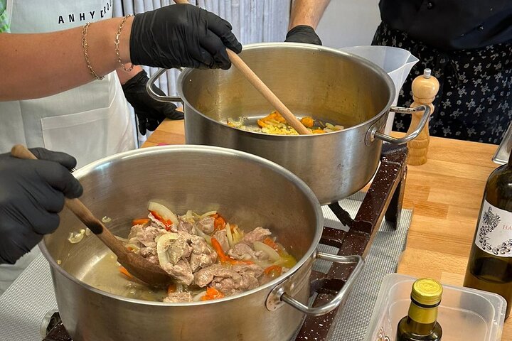 Santorini Private Cooking Class and Island Tour Experience