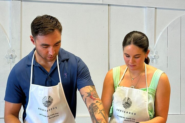 Santorini Private Cooking Class and Island Tour Experience