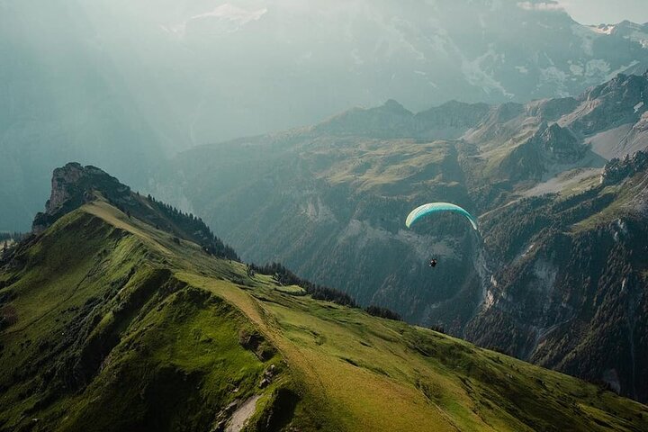 Mürren Lauterbrunnen: Paragliding Panorama Tandem Flights