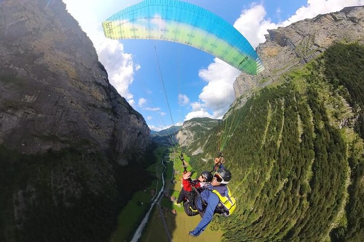 Mürren Lauterbrunnen: Paragliding Panorama Tandem Flights