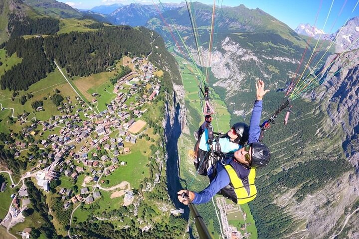 Mürren Lauterbrunnen: Paragliding Panorama Tandem Flights